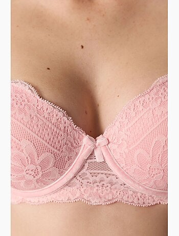 Angelic soutien-gorge en dentelle rembourré push-up penti