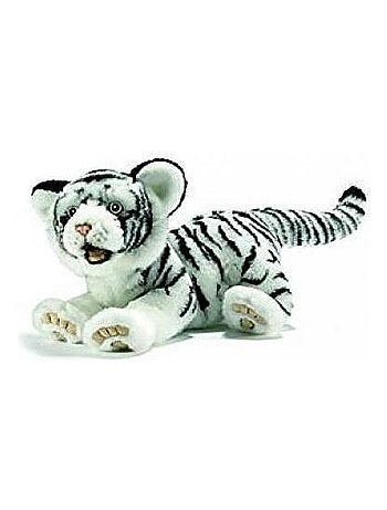 'Anima' - Tigre Blanc couché 35cm