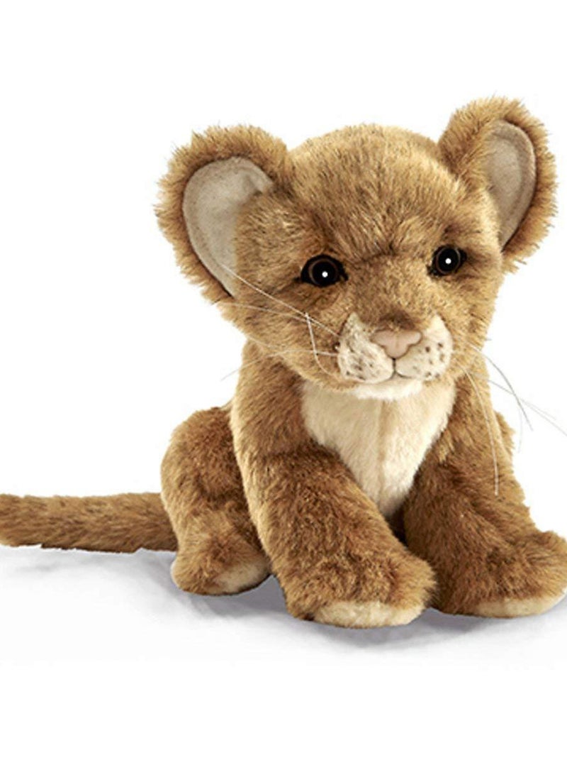 Anima peluche Lionne bebe assise Marron - Kiabi