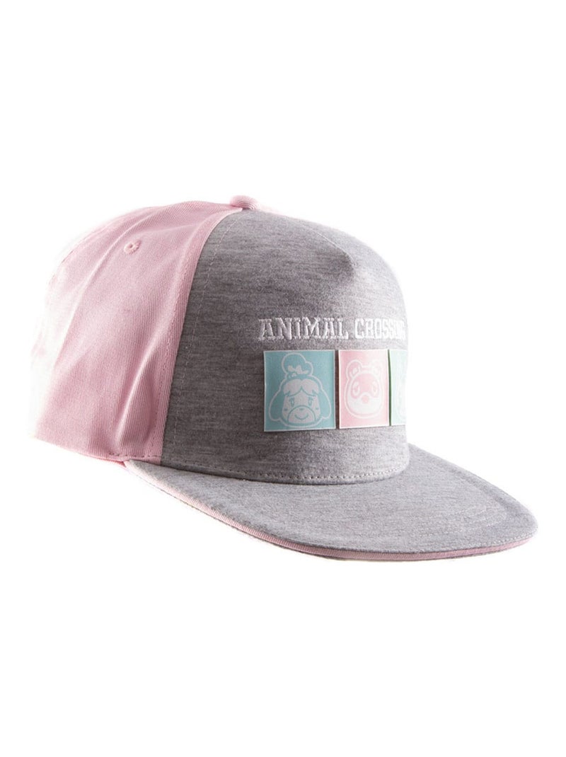 Animal Crossing - Casquette de baseball motif/style carré pastel Gris - Kiabi