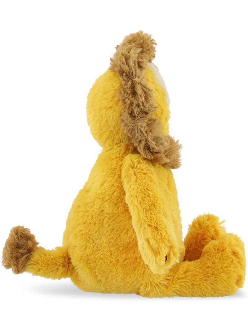 Animal en peluche 18 cm Jaune - Kiabi