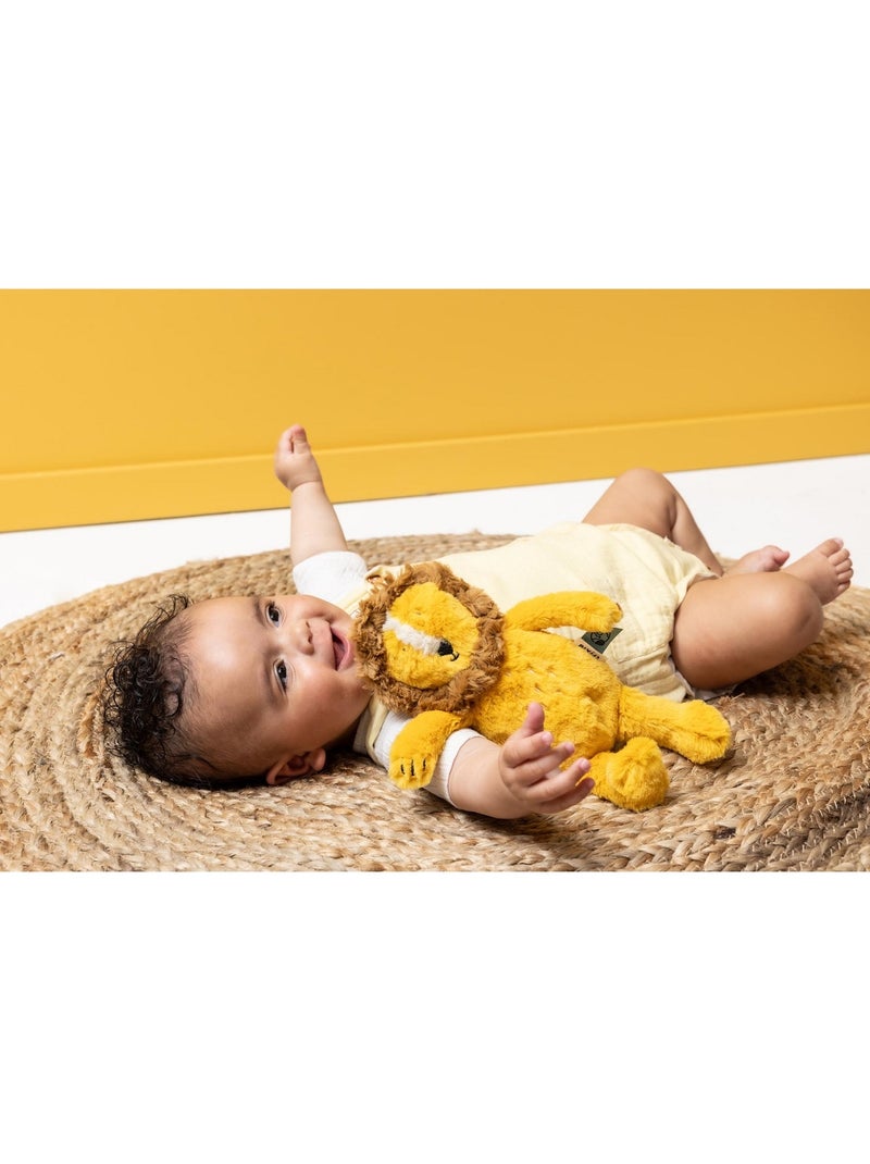 Animal en peluche 18 cm Jaune - Kiabi