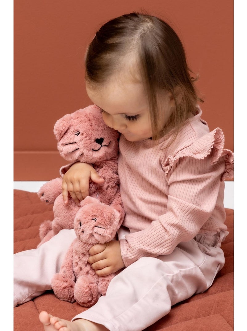 Animal en peluche 18 cm Rose - Kiabi