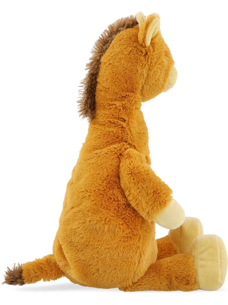 Animal en peluche 25 cm Orange - Kiabi