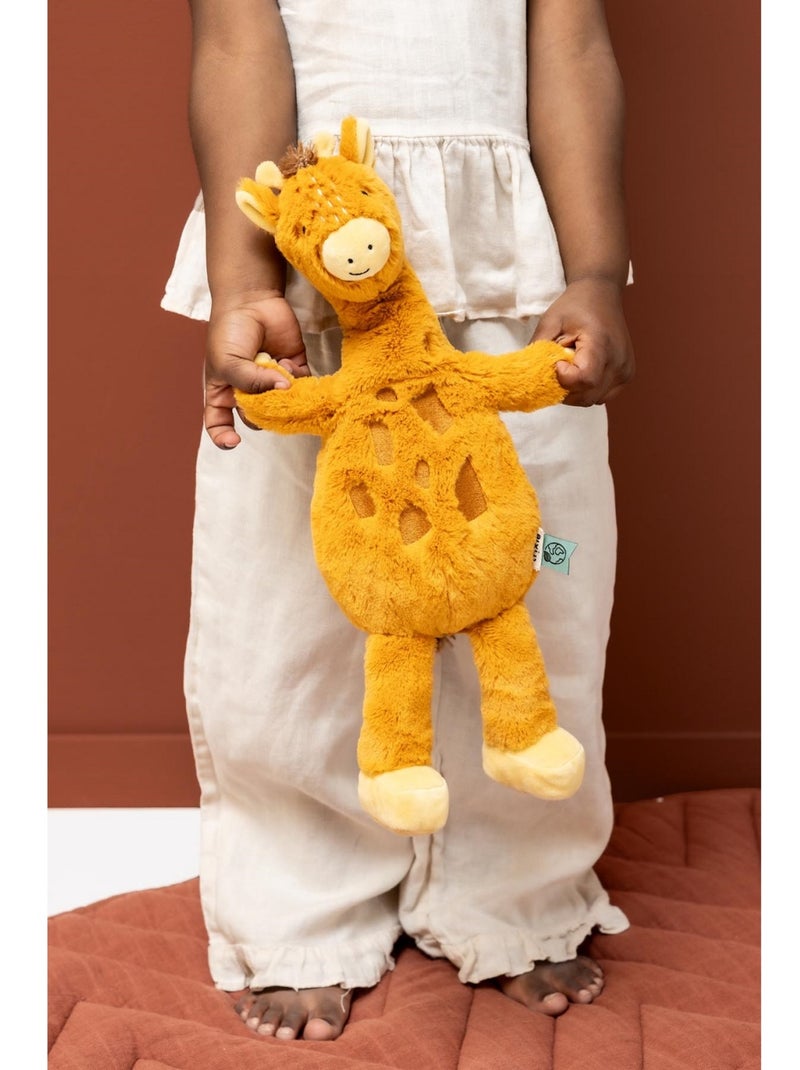 Animal en peluche 25 cm Orange - Kiabi