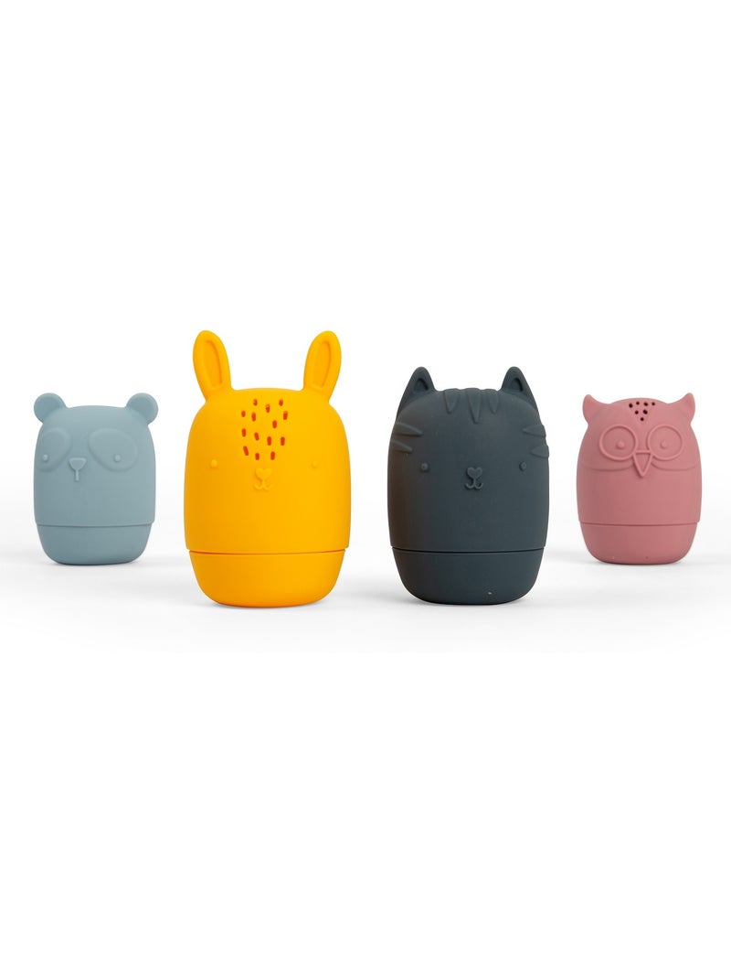 Animaux de bain en silicone Bleu - Kiabi