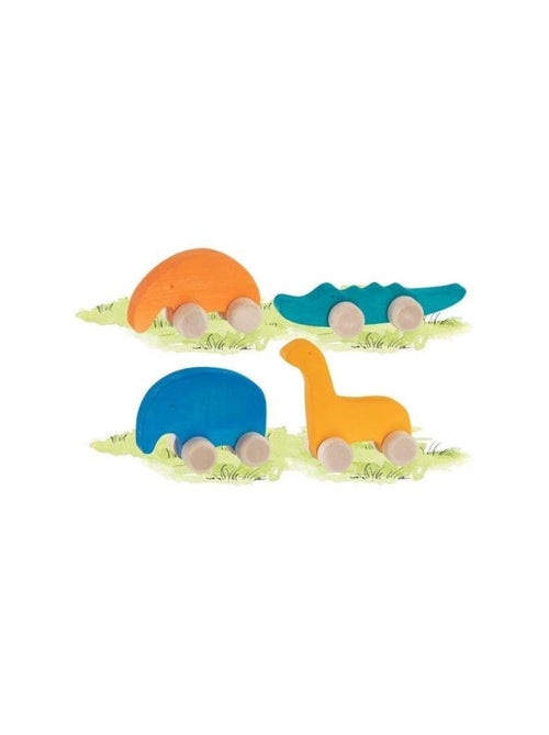 Animaux en bois à pousser - Kiabi