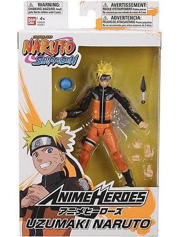 Anime Heroes - Naruto Shippuden - Figurine Anime Heroes 17 Cm - Naruto Uzumaki