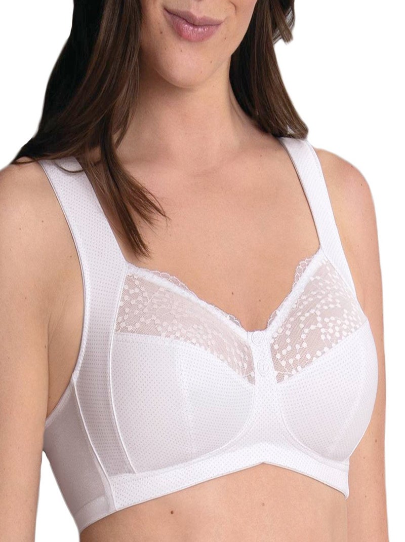 Anita - Soutien-gorge sans armatures bretelles larges Orely Blanc - Kiabi