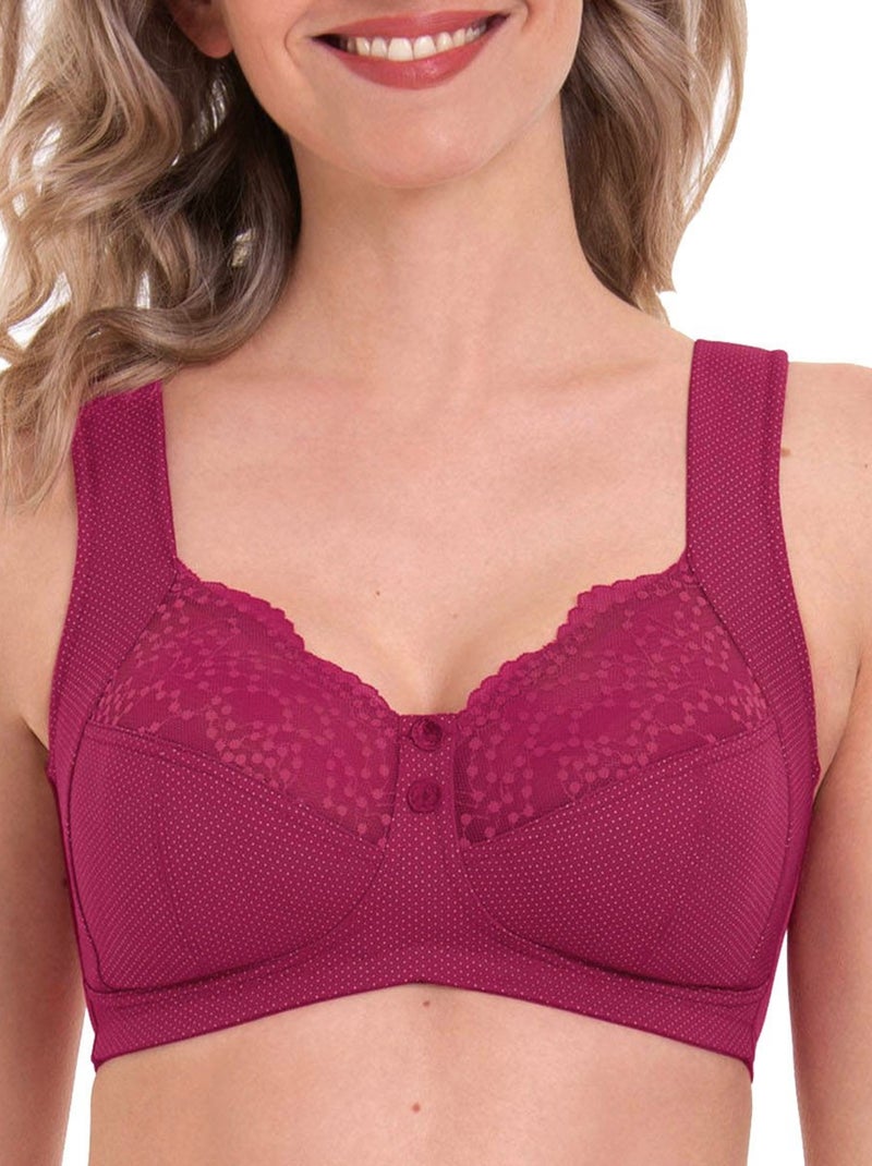 Anita - Soutien-gorge sans armatures bretelles larges Orely Rose - Kiabi