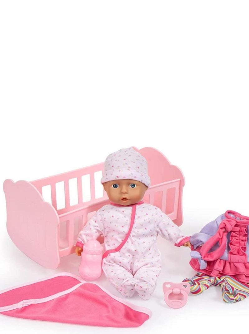 Anna Cozy Set Poupée avec lit et accessoires N/A - Kiabi