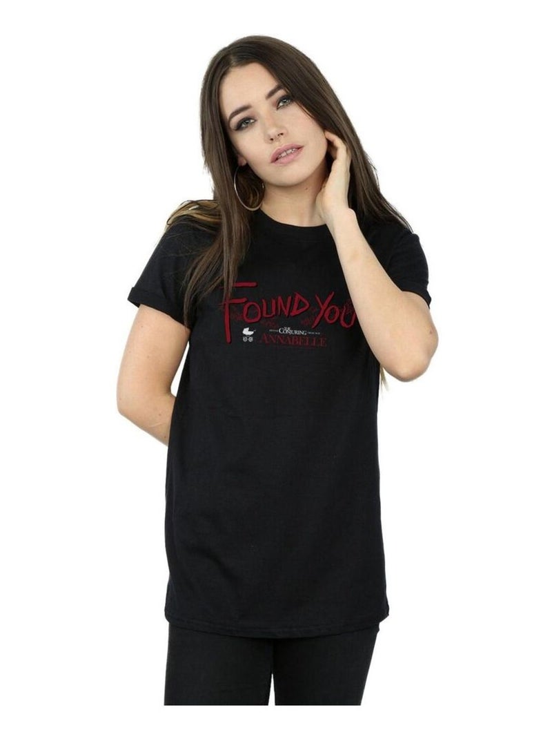 Annabelle - T-shirt HER SOUL Noir - Kiabi