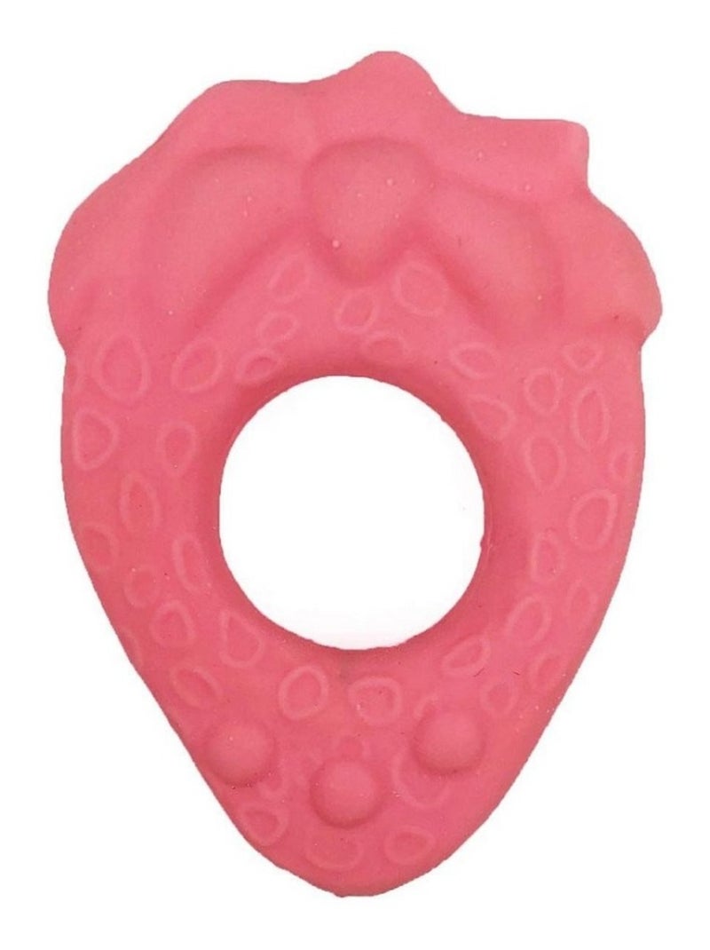 Anneau de dentition - Fraise Rose - Kiabi