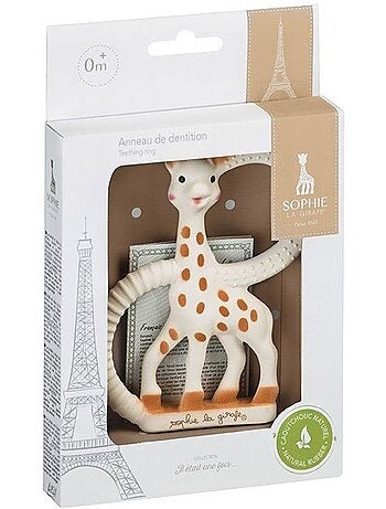 Anneau de dentition - SOPHIE LA GIRAFE - Très Souple - Caoutchouc naturel