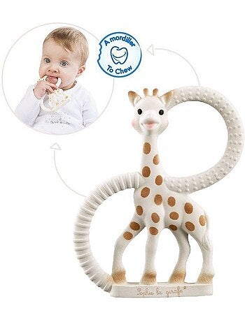 Anneau de dentition - SOPHIE LA GIRAFE - Très Souple - Caoutchouc naturel