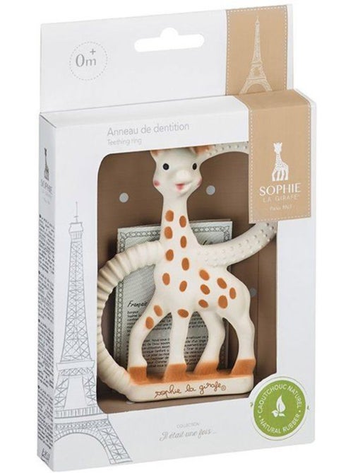 Anneau de dentition - sophie la girafe - très souple - caoutchouc naturel - Kiabi