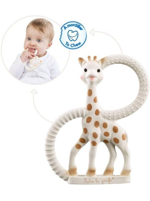 Anneau de dentition - sophie la girafe - très souple - caoutchouc naturel - Kiabi