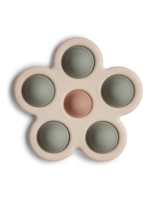 Anneau de dentition à pression Fleurs en silicone - Kiabi