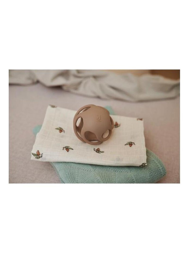 Anneau de dentition Balle en silicone Jollein Marron - Kiabi