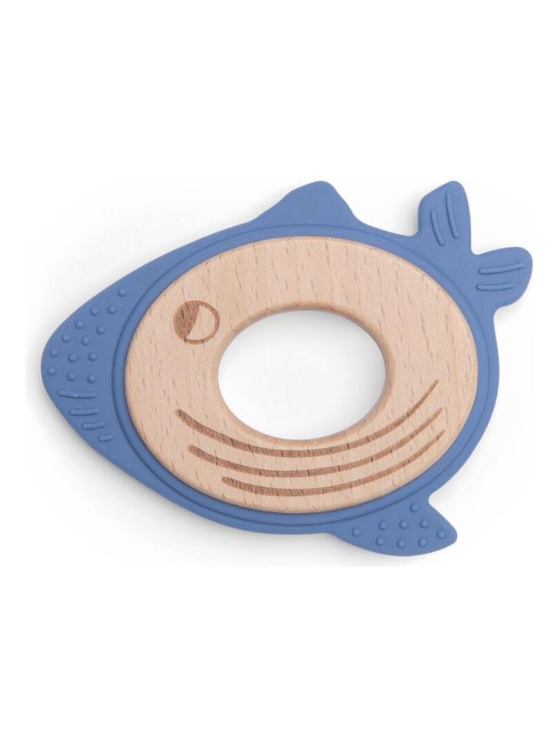 Anneau De Dentition Jané - Silicone Et Bois - 6 Textures - Sans BPA - Stérilisable - Dès 3 Mois - Vert