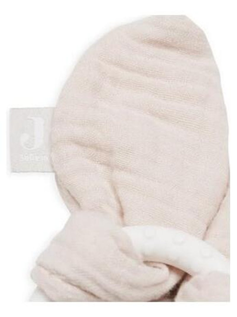 Anneau de dentition Bunny Ears en coton et silicone Jollein Beige - Kiabi