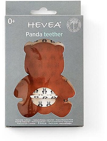 Anneau de dentition en caoutchouc naturel panda