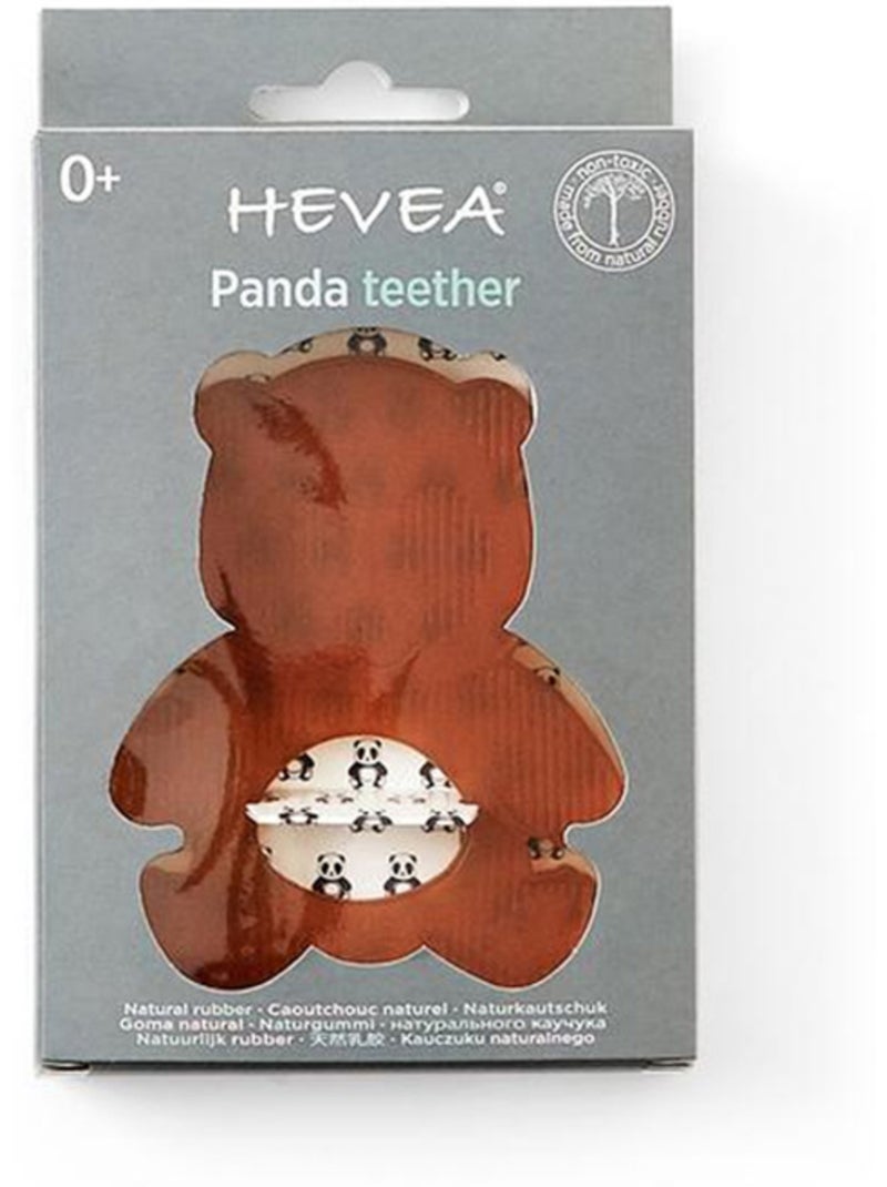 Anneau de dentition en caoutchouc naturel panda Multicolore - Kiabi