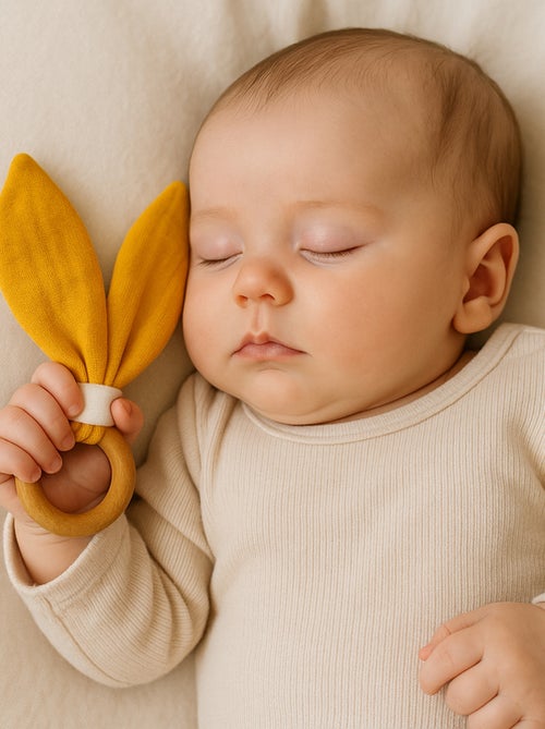 Anneau de Dentition en Coton Bio Honey - Kiabi
