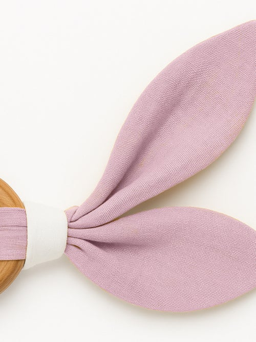 Anneau de Dentition en Coton Bio Rose - Kiabi