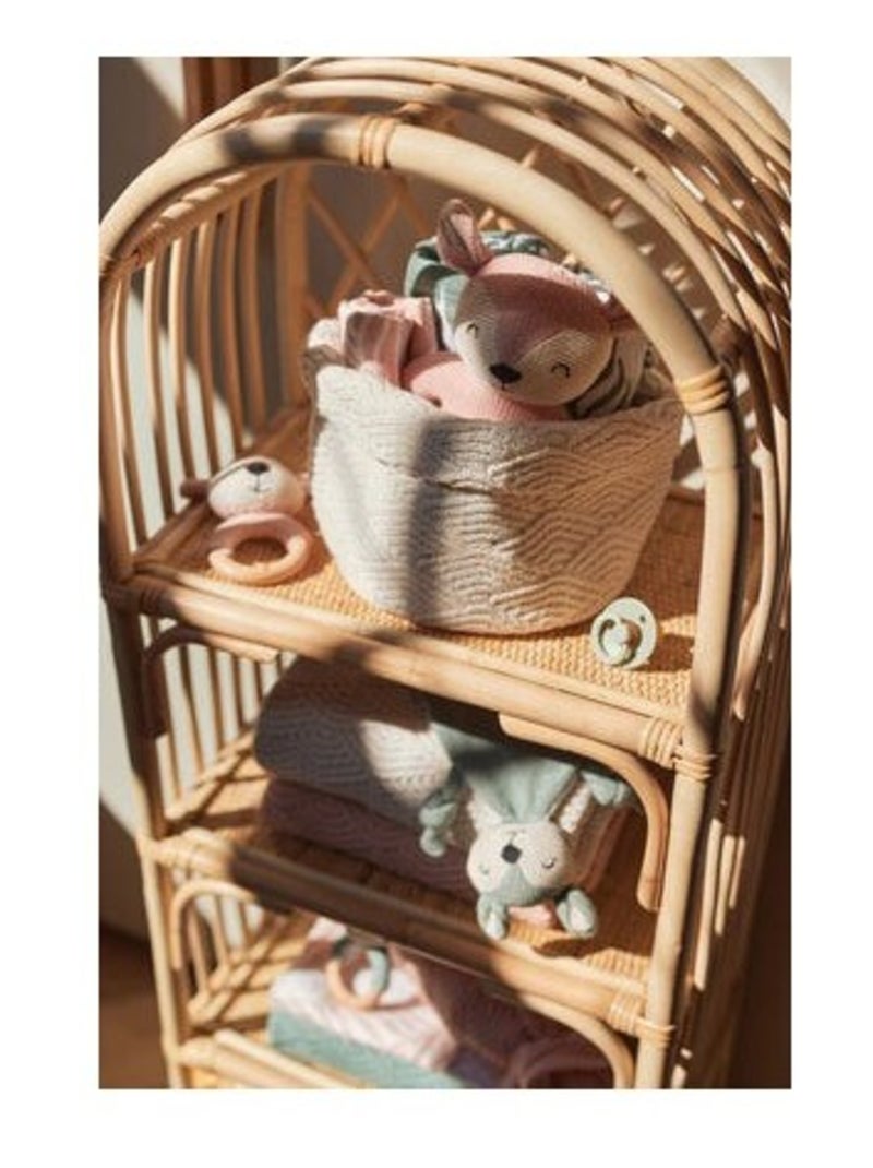 Anneau de dentition en coton Jollein Rose - Kiabi