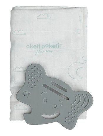 ANNEAU DE DENTITION LANGE OKETI POKETI GRIS