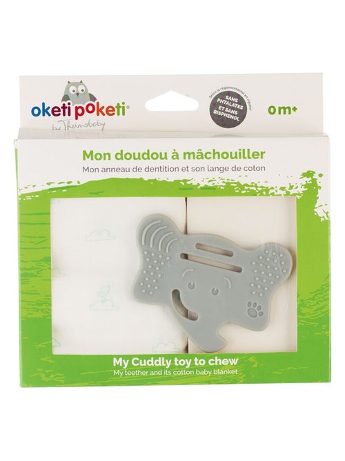 ANNEAU DE DENTITION LANGE OKETI POKETI GRIS - Kiabi