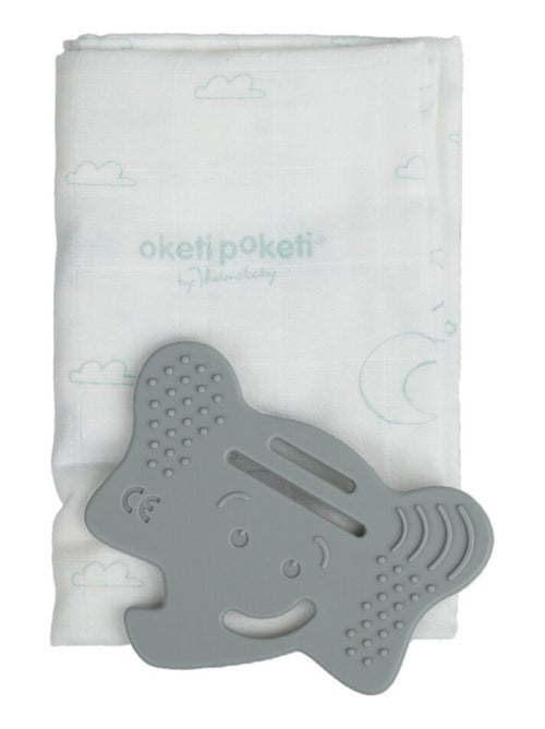 ANNEAU DE DENTITION LANGE OKETI POKETI GRIS - Kiabi