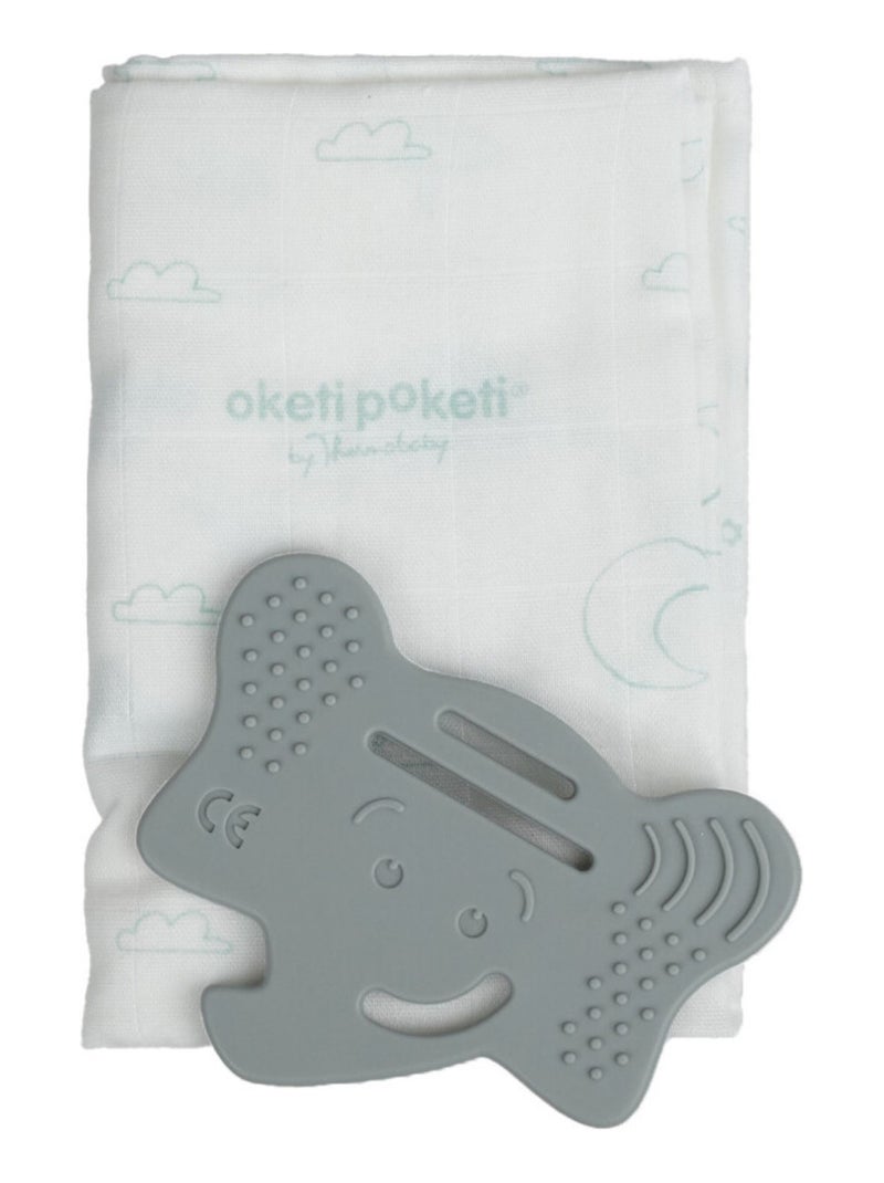 ANNEAU DE DENTITION LANGE OKETI POKETI GRIS Gris - Kiabi