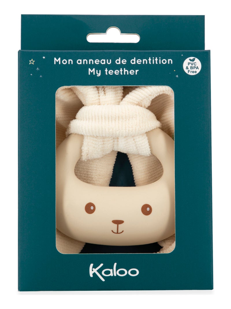 Anneau de dentition Lapin crème Ecru - Kiabi