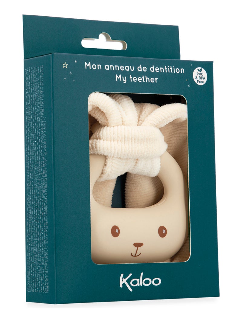 Anneau de dentition Lapin crème Ecru - Kiabi