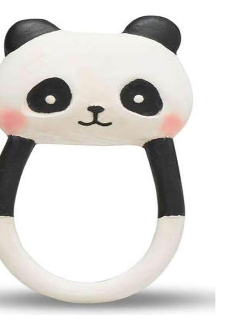 Anneau de dentition panda Kori en caoutchouc naturel Blanc - Kiabi