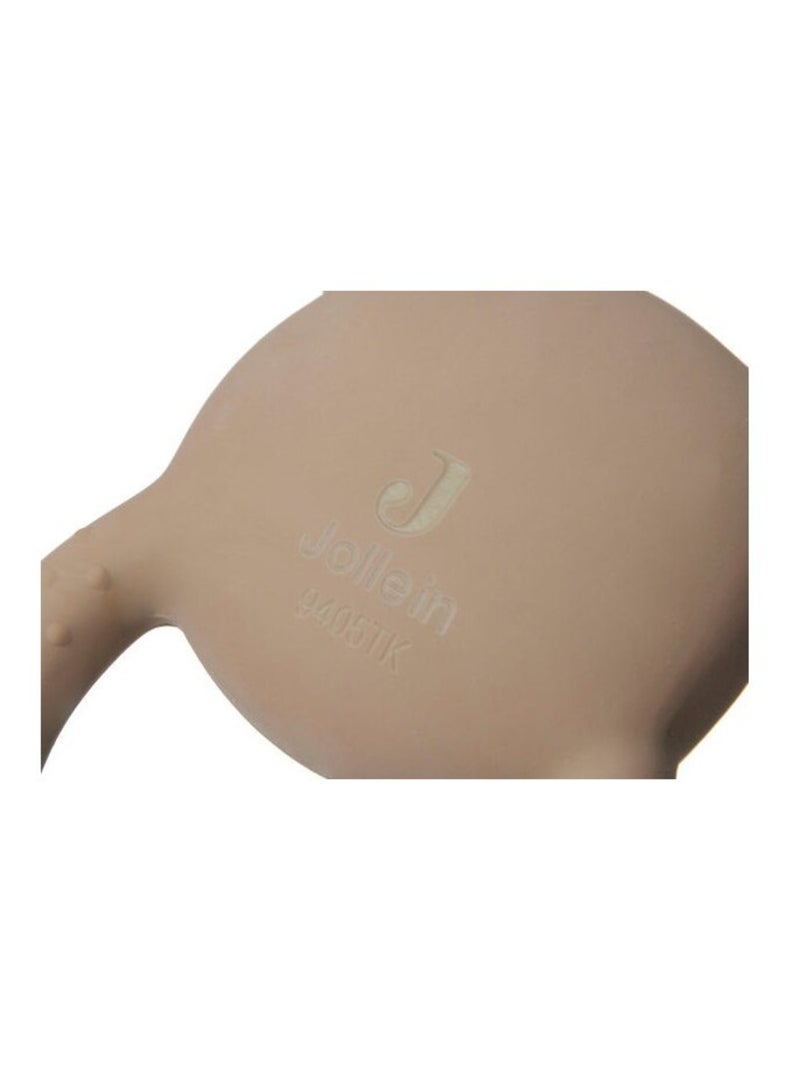 Anneau de dentition Teddy Bear en caoutchouc naturel Jollein Marron - Kiabi