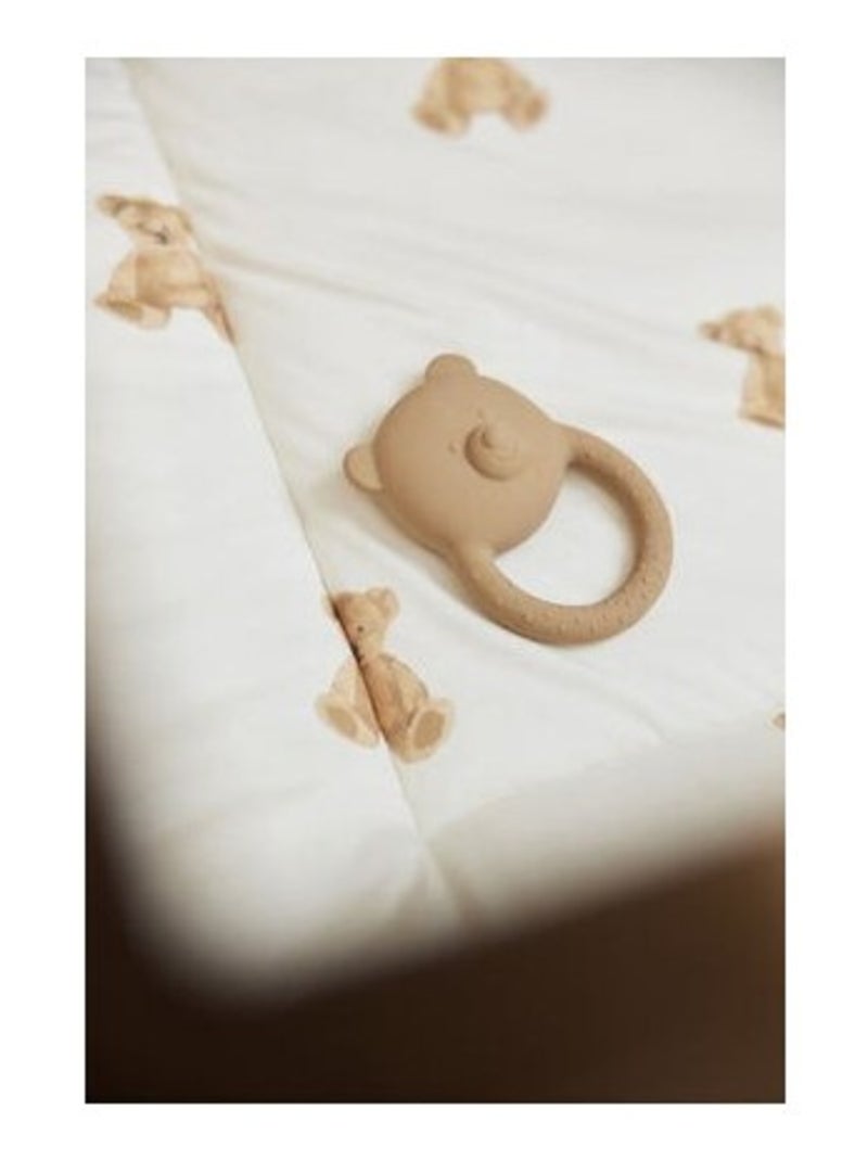 Anneau de dentition Teddy Bear en caoutchouc naturel Jollein Marron - Kiabi