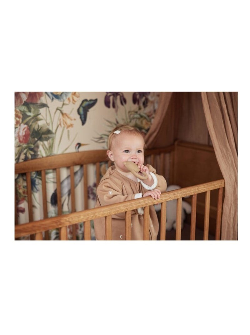 Anneau de dentition Teddy Bear en caoutchouc naturel Jollein Marron - Kiabi
