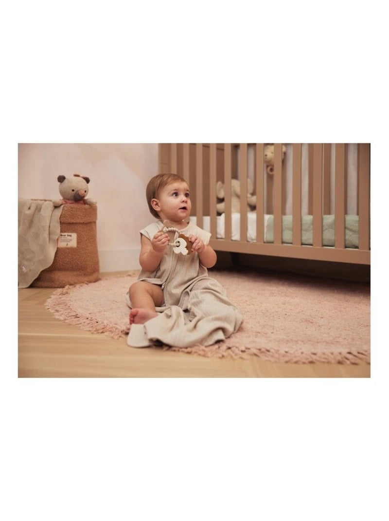Anneau de dentition Teddy Bear en silicone Jollein Marron - Kiabi