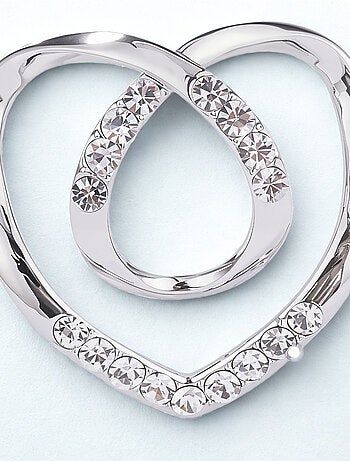 Anneau de foulard Grand Cœur