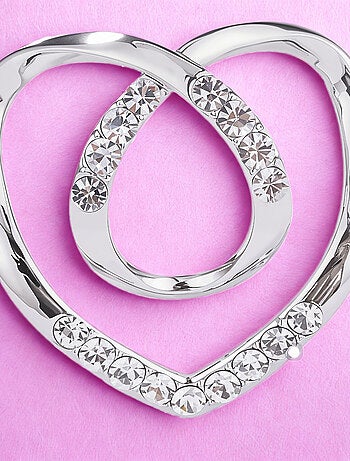 Anneau de foulard Grand Cœur