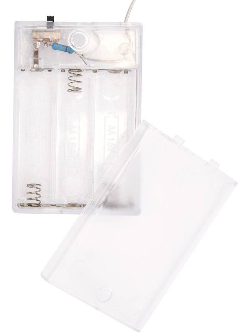 Anneau de noël lumineux à poser doré 40 led h. 58 cm à piles Doré - Kiabi
