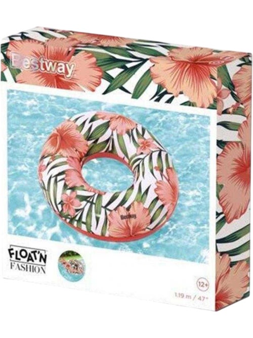 Anneau gonflable motif/style feuille de palmier - bestway - Kiabi