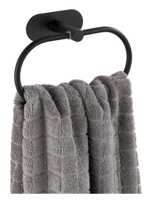 Anneau porte-serviette sans perçage en acier inox OREA - Kiabi
