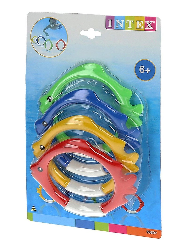 Anneaux aquatiques Poissons. Multicolore - Kiabi