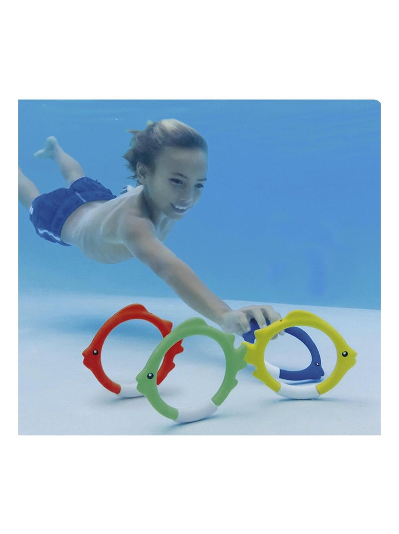 Anneaux aquatiques Poissons. Multicolore - Kiabi