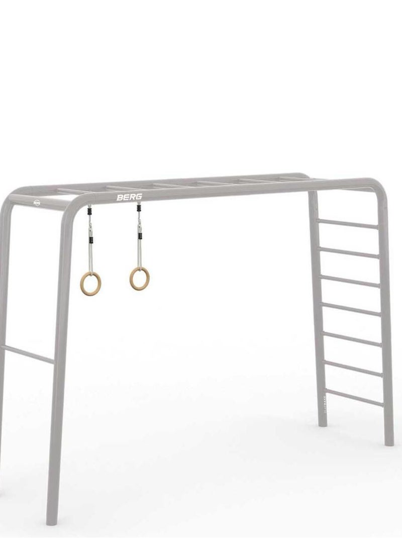 Anneaux de gymnastique en bois pour Playbase BERG Blanc - Kiabi