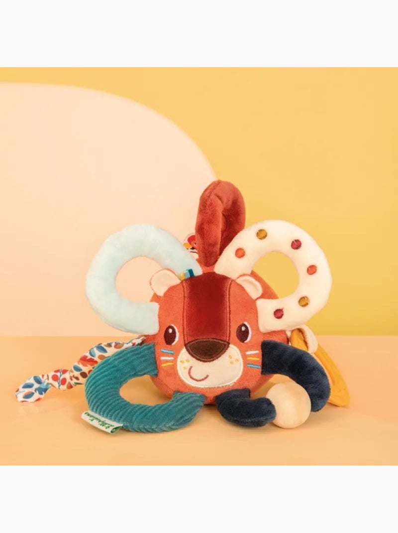 Anneaux sensoriels Jack le lion Orange - Kiabi